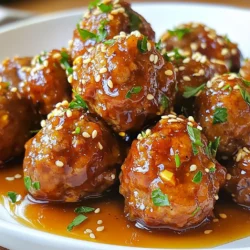 Honig-Knoblauch-Fleischbällchen Einfache und leckere Speise