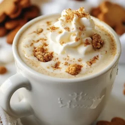Um einen leckeren Gingerbread Latte zu machen, brauchst du einige wichtige Zutaten. Hier sind die Hauptzutaten, die du benötigst: - 2 Tassen Milch (wahlweise Milch oder pflanzliche Alternativen) - 1 Portion Espresso (oder 2 Esslöffel stark gebrühter Kaffee) - 1 Esslöffel Melasse - 1 Teelöffel gemahlener Ingwer - 1 Teelöffel gemahlener Zimt - 1/4 Teelöffel gemahlene Muskatnuss - 1 Esslöffel brauner Zucker (nach Geschmack anpassen) - 1/2 Teelöffel Vanilleextrakt - Schlagsahne (zum Garnieren) - Zerbröselte Lebkuchen (zur Dekoration) Diese Zutaten machen deinen Latte würzig und süß. Die Melasse gibt eine tiefe, reiche Süße. Espresso oder starker Kaffee sorgt für den Koffein-Kick. Wenn du nach Alternativen suchst, gibt es viele Optionen. Für die Milch kannst du folgende nutzen: - Hafermilch - Mandelmilch - Sojamilch Diese pflanzlichen Alternativen sind lecker und passen gut zu den Gewürzen. Für Süßungsmittel gibt es auch andere Möglichkeiten. Du kannst anstelle von braunem Zucker verwenden: - Honig - Agavensirup - Kokosblütenzucker Diese Optionen bringen unterschiedliche Geschmäcker mit sich und bieten dir eine gesunde Wahl. Die Gewürze sind das Herzstück deines Gingerbread Lattes. Ingwer, Zimt und Muskatnuss geben den klassischen Geschmack. Hier sind einige Tipps, um das Aroma zu verbessern: - Frischer Ingwer: Wenn du frischen Ingwer verwendest, wird der Geschmack intensiver. Reibe ihn fein und füge ihn hinzu. - Mehr Zimt: Wenn du ein Zimt-Fan bist, füge mehr Zimt hinzu. Es bringt eine besondere Wärme. - Experimentiere: Du kannst auch andere Gewürze wie Nelken oder Piment ausprobieren. Sie geben deinem Latte einen neuen Twist. Diese Gewürze machen deinen Latte zu einem gemütlichen Getränk für kalte Tage. {{ingredient_image_2}} Erhitze zwei Tassen Milch in einem kleinen Kochtopf. Stelle die Hitze auf mittel. Achte darauf, dass die Milch nicht kocht. Rühre häufig um, damit sie nicht anbrennt. Wenn die Milch warm ist, füge einen Esslöffel Melasse hinzu. Danach kommen der gemahlene Ingwer, der Zimt und die Muskatnuss dazu. Rühre gut um, bis sich alles vermischt. Füge auch den braunen Zucker und den Vanilleextrakt hinzu. Schlage die Mischung auf, bis sie schaumig ist. Brühe jetzt deinen Espresso oder zwei Esslöffel starken Kaffee. Verwende eine große Tasse, um ihn einzufüllen. Achte darauf, dass der Kaffee frisch und stark ist. Dies gibt deinem Gingerbread Latte den richtigen Kick. Gieße die warme, gewürzte Milch langsam über den Espresso. Rühre vorsichtig um, damit sich alles gut verbindet. Jetzt kommt das Beste: Kröne deinen Latte mit einem großen Klecks Schlagsahne. Streue zerbröselte Lebkuchen darüber für einen tollen Crunch. Serviere deinen Gingerbread Latte sofort und genieße die warmen Aromen. Die Wahl der Milch ist wichtig für den Geschmack. Ich empfehle Vollmilch für einen reichhaltigen Latte. Sie macht das Getränk cremig und vollmundig. Wenn du eine pflanzliche Alternative wählst, probiere Hafermilch. Sie hat einen milden Geschmack und passt gut zu den Gewürzen. Ein häufiger Fehler ist, die Milch zu stark zu erhitzen. Sie sollte warm, aber nicht kochen. Kochen macht die Milch unangenehm und schaumig. Achte darauf, die Gewürze gut zu vermischen. Wenn du sie nicht gut einrührst, bleibt der Geschmack ungleichmäßig. Eine schöne Präsentation macht deinen Gingerbread Latte besonders. Verwende einen hohen Becher, damit die Schlagsahne gut zur Geltung kommt. Streue die zerbröselten Lebkuchen gleichmäßig darauf. Du kannst auch ein paar Zimtstreusel oder Schokolade hinzufügen. Ein kleiner Zimtstick als Garnitur sieht hübsch aus und gibt extra Aroma. Pro Tipps Milchwahl: Verwende Vollmilch für einen cremigen Geschmack oder pflanzliche Alternativen wie Hafer- oder Mandelmilch für eine leichtere Variante. Espresso zubereiten: Achte darauf, den Espresso frisch zuzubereiten, um das beste Aroma zu erhalten. Ein starker Kaffee funktioniert als Alternative. Gewürze anpassen: Experimentiere mit den Gewürzen! Füge eine Prise Nelken oder Piment hinzu, um deinem Latte eine zusätzliche Geschmacksnote zu verleihen. Schlagsahne verfeinern: Verfeinere die Schlagsahne mit etwas Zimt oder Vanilleextrakt, bevor du sie auf dein Getränk gibst, für ein noch intensiveres Geschmackserlebnis. {{image_4}} Du kannst einen veganen Gingerbread Latte einfach zubereiten. Ersetze die Milch durch pflanzliche Alternativen. Mandelmilch oder Hafermilch sind lecker. Nutze auch vegane Schlagsahne für das Topping. Die anderen Zutaten bleiben gleich. So bleibt der Geschmack voll und würzig. Im Sommer magst du vielleicht einen eiskalten Gingerbread Latte. Bereite ihn wie gewohnt zu, aber lass die Mischung abkühlen. Füge dann Eiswürfel in ein Glas. Gieße die kalte Mischung über das Eis. Das kühlt und bringt den Geschmack der Gewürze wunderbar zur Geltung. Möchtest du mehr Geschmack? Probiere, etwas Kakaopulver oder Pfefferminzextrakt hinzuzufügen. Diese Aromen passen gut. Auch ein Spritzer Karamellsirup kann den Latte süßer machen. Sei kreativ und finde deine perfekte Mischung! Wenn du einen Gingerbread Latte übrig hast, lagere ihn in einem luftdichten Behälter. Stelle sicher, dass der Behälter gut verschlossen ist. So bleibt der Geschmack frisch. Du kannst den Latte bis zu zwei Tage im Kühlschrank aufbewahren. Vor dem Trinken, erwärme ihn sanft in der Mikrowelle. Achte darauf, ihn nicht zu überhitzen. Die Zutaten für deinen Gingerbread Latte lassen sich gut lagern. Milch kannst du im Kühlschrank aufbewahren. Achte darauf, sie gut zu verschließen. Melasse und Gewürze wie Ingwer, Zimt und Muskatnuss halten sich gut in einem trockenen, kühlen Raum. Verwende luftdichte Gläser, um sie frisch zu halten. Die zubereitete Milchmischung kannst du bis zu zwei Tage im Kühlschrank lagern. Es ist am besten, die Mischung vor dem Trinken leicht aufzuwärmen. So kannst du den vollen Geschmack genießen. Wenn die Mischung klumpig oder seltsam riecht, entsorge sie lieber. Achte immer auf frische Zutaten, um die beste Erfahrung zu haben. Um deinen Gingerbread Latte süßer zu machen, füge mehr braunen Zucker hinzu. Du kannst auch Honig oder Agavendicksaft verwenden. Eine weitere Möglichkeit ist, einen Sirup mit Lebkuchengeschmack zu nutzen. Diese Optionen geben deinem Getränk mehr Süße, ohne den Geschmack zu verändern. Experimentiere mit den Mengen, bis es dir gefällt. Gingerbread Latte ist in vielen Cafés und Kaffeeketten erhältlich. Beliebte Orte sind Starbucks oder lokale Cafés. Einige Supermärkte bieten auch Fertigprodukte an. Diese sind oft in der Weihnachtszeit besonders gefragt. Es lohnt sich, die Angebote in deiner Nähe zu prüfen. Wenn du es magst, kannst du auch selbst zu Hause einen Gingerbread Latte machen. Ja, du kannst einen Gingerbread Latte ohne Koffein zubereiten. Verwende einfach entkoffeinierten Kaffee oder Espresso. Alternativ kannst du starken Kräutertee oder eine Mischung aus heißer Schokolade und Gewürzen verwenden. So genießt du die Aromen ohne das Koffein. Ein Gingerbread Latte ist lecker und einfach zuzubereiten. Wir haben die wichtigsten Zutaten und deren Alternativen besprochen. Ich gab auch eine Schritt-für-Schritt-Anleitung, um dir beim Zubereiten zu helfen. Tipps für die richtige Milch und häufige Fehler sind ebenfalls wichtig. Variationen wie die vegane Version machen den Latte noch spannender. Schließlich hast du gelernt, wie du die Mischung und Zutaten aufbewahrst. Probiere diesen Latte aus und entdecke deinen neuen Lieblingskaffee!