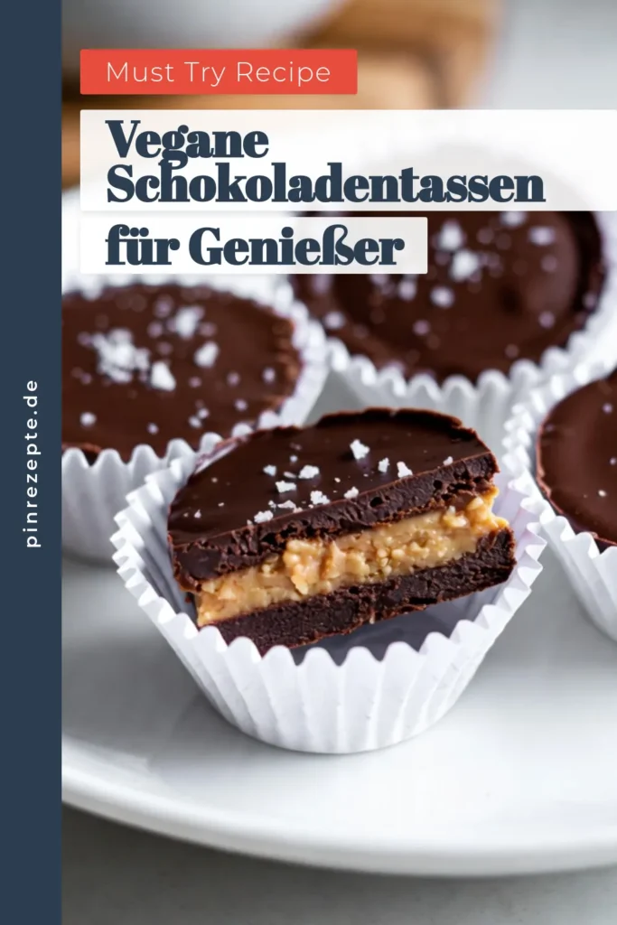 Entdecke dieses köstliche Rezept für vegane Schokoladentassen mit Erdnussbutter! Diese einfachen, gesunden Süßigkeiten sind eine perfekte Wahl für alle, die vegane Desserts lieben. Mit Schokolade ohne Milch und cremiger Erdnussbutter sind sie der ideale Snack für zwischendurch. Probiere unser Erdnussbutter Rezept aus und genieße die Kombination aus Geschmack und Gesundheit. Speichere das Rezept für einen späteren Genuss! #veganeSchokoladentassen #ErdnussbutterRezept #veganeDesserts #gesundeSüßigkeiten