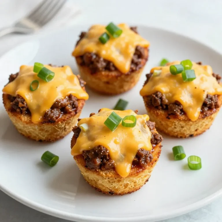 - 1 Tasse Maismehl - 1 Tasse Weizenmehl - 1 Esslöffel Backpulver - 1 Teelöffel Salz - 1 Tasse Milch - 2 große Eier - 1/4 Tasse ungesalzene Butter, geschmolzen - 1 Tasse geriebener Cheddar Käse - 1 Tasse Chili (aus der Dose oder selbstgemacht) - 1/4 Tasse gewürfelte Jalapeños (optional) - 1/4 Tasse gehackte Frühlingszwiebeln Diese Zutaten machen die Käse-Chili-Maisbrot-Tassen so lecker. Maismehl gibt eine tolle Textur. Weizenmehl sorgt für Stabilität. Backpulver macht die Tassen schön fluffig. Salz hebt die Aromen hervor. Milch und Eier halten alles zusammen. Die geschmolzene Butter gibt Geschmack und Feuchtigkeit. Der geriebene Cheddar Käse schmilzt und zieht beim Essen. Chili bringt Würze und Fülle. Jalapeños geben einen extra Kick, wenn du es scharf magst. Frühlingszwiebeln sind die perfekte Garnitur. Sie bringen Frische und Farbe. Jede Zutat spielt eine wichtige Rolle. Wenn du kreativ bist, kannst du auch andere Käsesorten oder Gewürze hinzufügen. Diese Tassen sind einfach zu machen und sehr lecker. Sie sind perfekt für Partys oder als Snack. {{ingredient_image_2}} Heizen Sie den Ofen auf 200°C vor. Fetten Sie ein Muffinblech mit 12 Tassen gut ein. So bleibt der Teig nicht kleben. In einer großen Schüssel vermengen Sie die trockenen Zutaten. Mischen Sie 1 Tasse Maismehl, 1 Tasse Weizenmehl, 1 Esslöffel Backpulver und 1 Teelöffel Salz. Rühren Sie alles gut um, damit sich die Zutaten gleichmäßig verteilen. In einer anderen Schüssel verquirlen Sie die nassen Zutaten. Geben Sie 1 Tasse Milch, 2 große Eier und 1/4 Tasse geschmolzene Butter in die Schüssel. Mischen Sie alles, bis es eine gleichmäßige Masse hat. Gießen Sie die flüssige Mischung zu den trockenen Zutaten. Rühren Sie vorsichtig, bis alles gerade so vermischt ist. Achten Sie darauf, nicht zu viel zu rühren, sonst wird der Teig hart. Nehmen Sie einen gehäuften Esslöffel Teig und geben Sie ihn in jede Muffinform. Fügen Sie dann etwa 1 Esslöffel Chili in jede Tasse hinzu. Decken Sie das Chili mit einem weiteren Esslöffel Teig ab. Jede Tasse sollte zu etwa 2/3 voll sein. Backen Sie die Maisbrot-Tassen 18-20 Minuten lang. Sie sind fertig, wenn die Oberseiten goldbraun sind. Überprüfen Sie mit einem Zahnstocher, ob sie durchgebacken sind. Lassen Sie die Tassen einige Minuten in der Form abkühlen, bevor Sie sie auf ein Kuchengitter übertragen. Um die perfekte Konsistenz für die Käse-Chili-Maisbrot-Tassen zu erreichen, ist das Rühren wichtig. Mischen Sie die trockenen Zutaten gut. Das hilft, Klumpen zu vermeiden. Wenn Sie die nassen Zutaten hinzufügen, rühren Sie nur kurz. Zu viel Rühren macht das Brot zäh. Ein kurzer, sanfter Mix sorgt für fluffige Tassen. Die Präsentation macht den Unterschied. Garnieren Sie die Tassen mit frischen Frühlingszwiebeln. Das gibt Farbe und macht sie einladend. Servieren Sie die Tassen auf einem schönen Teller. Ein bisschen Koriander oder Petersilie darüber streuen, macht es noch besser. Stellen Sie Dips wie Sour Cream oder Guacamole daneben. So können Ihre Gäste nach Belieben dippen. Ein häufiger Fehler ist das Übermischen des Teigs. Das macht den Teig zäh und hart. Achten Sie darauf, dass der Teig gleichmäßig ist, aber nicht zu lange rühren. Ein weiterer Fehler ist das Füllen der Muffinformen. Füllen Sie jede Form nur bis zur Hälfte. Zu viel Teig kann überlaufen. Schließlich, lassen Sie die Tassen nicht zu lange im Ofen. Überprüfen Sie sie nach 18 Minuten. So bleiben sie schön weich und saftig. Pro Tipps Die richtige Konsistenz: Achten Sie darauf, den Teig nicht zu übermischen, um ein zartes Maisbrot zu erhalten. Mischen Sie nur so lange, bis die Zutaten gerade so kombiniert sind. Chili-Variationen: Experimentieren Sie mit verschiedenen Chili-Sorten, um den Geschmack anzupassen. Sie können auch vegetarisches oder scharfes Chili verwenden, je nach Vorliebe. Frischkäse-Topping: Für eine cremigere Textur können Sie einen Klecks Frischkäse auf das Chili geben, bevor Sie den Teig darüber geben. Das verleiht zusätzlichen Geschmack. Backzeit überprüfen: Überprüfen Sie die Backzeit, da jeder Ofen unterschiedlich ist. Halten Sie einen Zahnstocher bereit, um sicherzustellen, dass die Maisbrot-Tassen durchgebacken sind. {{image_4}} Für eine vegetarische Variante können Sie einfach das Fleisch aus dem Chili weglassen. Nutzen Sie stattdessen Bohnen, Linsen oder Gemüse. So bleibt der Geschmack kräftig, und jeder kann genießen. Ich empfehle schwarze Bohnen oder Kichererbsen. Diese fügen viel Protein hinzu. Auch bunte Paprika oder Zucchini passen gut ins Chili. Sie bringen Farbe und Textur in die Tassen. Die Gewürze machen den Unterschied! Fügen Sie Kreuzkümmel oder Paprika hinzu, um mehr Tiefe zu schaffen. Chili-Pulver gibt einen tollen Kick. Wenn Sie es schärfer mögen, probieren Sie Cayennepfeffer. Für einen frischeren Geschmack verwenden Sie frische Kräuter. Koriander oder Petersilie sind hier ideal. Experimentieren Sie mit verschiedenen Kombinationen, um Ihre perfekte Mischung zu finden. Wenn Sie gerne experimentieren, versuchen Sie andere Käsesorten. Gouda oder Monterey Jack können einen neuen Geschmack bringen. Für eine schärfere Note verwenden Sie Pepper Jack. Veganer Käse ist eine tolle Option für eine pflanzliche Variante. So können auch Allergiker oder Veganer diese Tassen genießen. Der Käse sorgt für den cremigen Effekt, also wählen Sie mit Bedacht. Bewahren Sie die Käse-Chili-Maisbrot-Tassen in einem luftdichten Behälter auf. So bleiben sie frisch. Stellen Sie sicher, dass die Tassen vollständig abgekühlt sind, bevor Sie sie lagern. Sie können sie bis zu fünf Tage im Kühlschrank aufbewahren. Wenn Sie einen Biss genießen möchten, wärmen Sie sie sanft auf. Um die Maisbrot-Tassen einzufrieren, lassen Sie sie zuerst abkühlen. Wickeln Sie jede Tasse einzeln in Frischhaltefolie. Legen Sie die eingewickelten Tassen in einen Gefrierbeutel. So halten sie sich bis zu drei Monate. Achten Sie darauf, das Datum auf den Beutel zu schreiben. Dadurch behalten Sie den Überblick über die Lagerzeit. Die besten Methoden zum Aufwärmen sind einfach. Sie können die Tassen in der Mikrowelle für etwa 30-60 Sekunden aufwärmen. Alternativ können Sie sie im Ofen bei 180 °C für etwa 10 Minuten erwärmen. So bleiben sie schön weich und lecker. Wenn Sie etwas knusprige Ränder mögen, verwenden Sie die Ofenmethode. Die Käse-Chili-Maisbrot-Tassen halten sich bis zu fünf Tage im Kühlschrank. Lagern Sie sie in einem luftdichten Behälter, um die Frische zu bewahren. Vor dem Servieren können Sie sie kurz in der Mikrowelle aufwärmen. So bleiben sie weich und lecker. Ja, Sie können das Rezept im Voraus zubereiten. Bereiten Sie die Tassen bis zur Backphase vor und lagern Sie sie im Kühlschrank. Backen Sie sie einfach, wenn Sie bereit sind. So sparen Sie Zeit, wenn Gäste kommen oder beim nächsten Snack. Die Cornbread Cups passen gut zu vielen Beilagen. Servieren Sie sie mit einer frischen Salsa oder einem einfachen Salat. Auch saure Sahne oder Guacamole ergänzen den Geschmack. Diese Kombinationen machen die Tassen noch schmackhafter. Diese Anleitung hat Ihnen gezeigt, wie man köstliche Käse-Chili-Maisbrot-Tassen zubereitet. Sie wissen nun, welche Zutaten benötigt werden und wie die Zubereitung Schritt für Schritt erfolgt. Beachten Sie die Tipps, um perfekte Ergebnisse zu erzielen und häufige Fehler zu vermeiden. Variationen und Lagerungshinweise geben Ihnen zusätzlichen Spielraum. Viel Spaß beim Ausprobieren und Teilen Ihrer Leckereien!