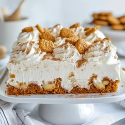 Für den perfekten Lebkuchen Poke Cake benötigst du: - 2 Tassen Weizenmehl - 1 1/2 Teelöffel Backpulver - 1 Teelöffel Natron - 1 Teelöffel gemahlener Ingwer - 1 Teelöffel gemahlener Zimt - 1/4 Teelöffel gemahlene Muskatnuss - 1/4 Teelöffel gemahlener Piment - 1/2 Teelöffel Salz - 1 Tasse ungesüßtes Apfelmus - 1/2 Tasse brauner Zucker, fest gepackt - 1/2 Tasse weißer Zucker - 1/2 Tasse Pflanzenöl - 3 große Eier - 1 Esslöffel Vanilleextrakt - 1 Tasse Milch Diese Zutaten geben deinem Kuchen den typischen Lebkuchengeschmack und die feuchte Konsistenz. Die Füllung macht den Kuchen besonders saftig. Du brauchst: - 1 Tasse Kürbisgewürz-Frischkäse (fertig gekauft oder selbstgemacht) - 1/4 Tasse Ahornsirup Diese Mischung sorgt für einen tollen Geschmack und eine cremige Textur. Das Topping sorgt für den letzten Schliff. Du wirst benötigen: - 2 Tassen Schlagsahne oder Cool Whip - 1/2 Tasse zerbröselte Lebkuchen - Gemahlener Zimt zum Bestäuben Mit diesen Zutaten wird dein Lebkuchen Poke Cake nicht nur lecker, sondern auch schön anzusehen. {{ingredient_image_2}} Zuerst heize den Ofen auf 175°C vor. Fette eine Auflaufform von 23x33 cm ein. So bleibt der Kuchen nicht kleben. Stelle alle Zutaten bereit. Das macht das Kochen einfacher und schneller. In einer großen Schüssel vermische das Weizenmehl, Backpulver, Natron, Ingwer, Zimt, Muskatnuss, Piment und Salz. Diese Gewürze geben dem Kuchen seinen tollen Geschmack. In einer anderen Schüssel mische das Apfelmus, den braunen Zucker, den weißen Zucker, das Pflanzenöl, die Eier und den Vanilleextrakt. Rühre, bis alles glatt ist. Füge dann die trockenen Zutaten abwechselnd mit der Milch hinzu. Rühre nur so lange, bis alles vermischt ist. Gieße den Teig in die vorbereitete Form und streiche ihn glatt. Backe den Kuchen 30-35 Minuten. Prüfe mit einem Zahnstocher, ob er fertig ist. Lass den Kuchen 10 Minuten abkühlen. Steche dann mit einem Holzlöffel gleichmäßig Löcher in den warmen Kuchen. Diese Löcher helfen, die Füllung aufzunehmen. Vermische den Kürbisgewürz-Frischkäse mit dem Ahornsirup. Gieße diese Mischung über den Kuchen, damit sie in die Löcher fließt. Lass den Kuchen bei Raumtemperatur abkühlen, dann stelle ihn für 2 Stunden in den Kühlschrank. Vor dem Servieren verteile die Schlagsahne gleichmäßig über den Kuchen. Streue die zerbröselten Lebkuchen und etwas Zimt darüber. Der Kuchen sieht so schön aus und schmeckt fantastisch. Du kannst den Kuchen mit einer Tasse Kaffee oder Tee genießen. Um den perfekten Lebkuchen Poke Cake zu machen, beachte diese Tipps: - Zutaten richtig abmessen: Achte darauf, dass du alle Zutaten genau wie im Rezept abmisst. - Raumtemperatur: Lass Eier und Milch vor der Verwendung auf Raumtemperatur kommen. - Teig nicht übermixen: Rühre den Teig nur, bis alles gut vermischt ist. - Kuchentemperatur: Lass den Kuchen etwas abkühlen, bevor du Löcher stichst. Vermeide diese häufigen Fehler: - Zu viele Löcher stechen: Steche nicht zu viele Löcher in den Kuchen. Wenige sind genug. - Kuchen zu lange backen: Überprüfe den Kuchen nach 30 Minuten mit einem Zahnstocher. - Füllung nicht gut verteilen: Gieße die Füllung gleichmäßig über die Löcher, damit sie gut einzieht. Hier sind die nötigen Werkzeuge: - Mischschüsseln: Eine große für den Teig und eine kleine für die Füllung. - Handmixer: Erleichtert das Mischen der Zutaten. - Auflaufform: Eine 23x33 cm große Form ist perfekt. - Zahnstocher oder Holzlöffel: Zum Stechen der Löcher im Kuchen. - Schneebesen: Zum Mischen der Füllung und des Teigs. Mit diesen Tipps und Tricks wird dein Lebkuchen Poke Cake sicher ein Hit! Pro Tipps Frischkäse-Variation: Experimentieren Sie mit verschiedenen Geschmacksrichtungen von Frischkäse, wie z.B. Zimt oder Vanille, um den Poke Cake noch interessanter zu machen. Backzeit überwachen: Jeder Ofen backt unterschiedlich, also überprüfen Sie den Kuchen ein paar Minuten vor der angegebenen Zeit, um ein Überbacken zu vermeiden. Kühlen für die perfekte Textur: Lassen Sie den Kuchen nach dem Backen ausreichend abkühlen, damit die Füllung gut eindringen kann und die Textur perfekt wird. Lebkuchen selbst machen: Für ein noch intensiveres Aroma können Sie die Lebkuchen für das Topping selbst backen, anstatt fertige zu verwenden. {{image_4}} Wenn du die Hauptzutaten anpassen möchtest, gibt es viele Optionen. Du kannst das Weizenmehl durch eine glutenfreie Mischung ersetzen. So wird der Kuchen auch für glutenfreie Gäste geeignet. Statt Apfelmus kannst du auch zerdrückte Bananen verwenden. Das gibt dem Kuchen eine süße Note und macht ihn saftiger. Verwende für eine andere Geschmacksrichtung Honig anstelle von braunem Zucker. Du kannst deinen Lebkuchen Poke Cake je nach Saison anpassen. Im Herbst füge etwas Kürbis oder Apfelstückchen hinzu. Das passt perfekt zu den Gewürzen. Im Winter kannst du Cranberries oder getrocknete Früchte wie Aprikosen oder Datteln verwenden. Diese bringen eine süße, fruchtige Note. Im Frühling kannst du frische Erdbeeren oder Himbeeren für einen fruchtigen Kick nutzen. Die Füllung ist eine tolle Möglichkeit, kreativ zu sein. Probiere eine Schokoladenfüllung oder eine Karamellsoße. Du kannst auch eine klassische Vanille-Puddingfüllung verwenden. Für das Topping sind der Fantasie keine Grenzen gesetzt. Statt Schlagsahne kannst du auch griechischen Joghurt verwenden. Das gibt einen frischen Geschmack. Füge Nüsse oder Schokoladenstückchen für zusätzlichen Crunch hinzu. Lagern Sie Ihren Lebkuchen Poke Cake in einem luftdichten Behälter. Die ideale Temperatur ist kühl und trocken. Vermeiden Sie direkte Sonneneinstrahlung. Im Kühlschrank bleibt der Kuchen bis zu fünf Tage frisch. In einem gut verpackten Gefrierbehälter hält er bis zu drei Monate. Lassen Sie den Kuchen vorher gut abkühlen, bevor Sie ihn lagern. Wenn der Kuchen etwas trocken erscheint, gießen Sie etwas Milch über die Stücke. Eine weitere Option ist, Frischkäse oder Schlagsahne hinzuzufügen. Dies bringt den feinen Geschmack zurück. Du kannst den Lebkuchen Poke Cake bis zu fünf Tage im Kühlschrank aufbewahren. Achte darauf, ihn in einem luftdichten Behälter zu lagern. So bleibt er frisch und saftig. Ja, du kannst den Kuchen bis zu zwei Tage im Voraus backen. Lasse ihn vollständig abkühlen, bevor du die Füllung hinzufügst. Das macht die Zubereitung am Tag deiner Feier einfacher. Ja, du kannst glutenfreies Mehl verwenden. Wähle eine Mischung, die für Kuchen geeignet ist. Achte darauf, die Menge gleich zu halten, damit der Kuchen gut gelingt. Lebkuchen harmoniert gut mit Aromen wie Orange, Nuss und Schokolade. Du kannst auch etwas Vanille oder Karamell hinzufügen. Diese Aromen machen den Kuchen noch interessanter. Ja, du kannst eine vegane Version machen. Ersetze die Eier durch Apfelmus oder Leinsamen. Verwende pflanzliche Milch und vegane Sahne für das Topping. So bleibt der Kuchen lecker und tierfreundlich. Der Lebkuchen Poke Cake ist einfach und lecker. Du hast gelernt, was du dafür brauchst, wie du ihn zubereitest und wie du Fehler vermeidest. Auch die Variationen helfen dir, kreativ zu sein. Mit den richtigen Lagerungshinweisen bleibt der Kuchen frisch. Denke daran, dass diese Tipps dir helfen, das Beste aus deinem Kuchen herauszuholen. Probiere verschiedene Füllungen und Toppings aus, um deinen ganz persönlichen Lebkuchen Poke Cake zu kreieren!
